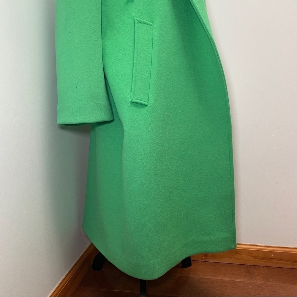 Blanca- The Adeline Coat Green Size Large Oversized Wool Winter Staple Fashion - Picture 4 of 15